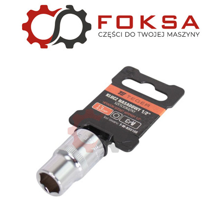 Klucz nasadowy 1/2" sześciokątny 13 mm TEGER