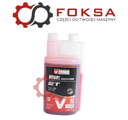 Olej do mieszanki czerwony z dozownikiem Venol 1l