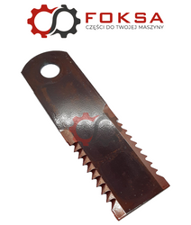 Nóż sieczkarni ruchomy zębaty Rasspe