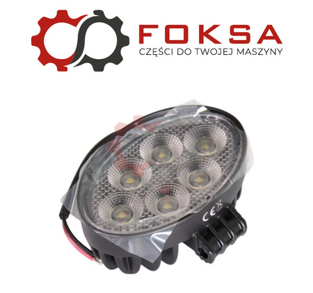 Lampa robocza 24LED, 5700K, 1920lm elipsa OSRAM - rozproszona