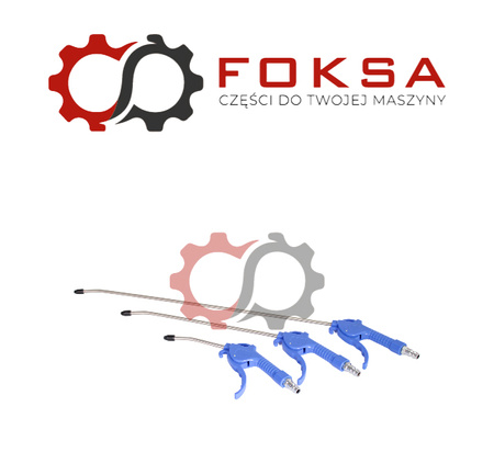 Zestaw pistoletów do przedmuchiwania 3szt