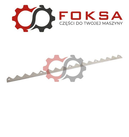 Listwa zębata walca wciągającego