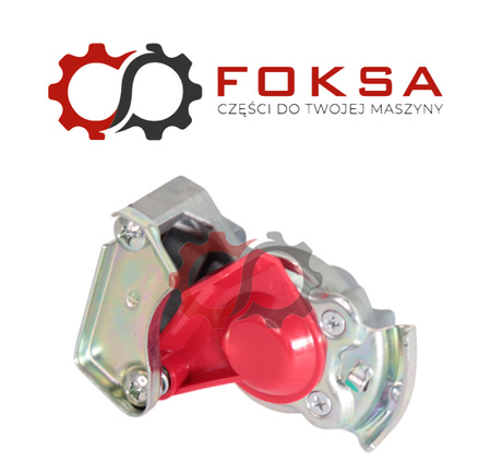 Szybkozłącze pneumatyczne czerwone M22