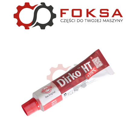 Silikon wysokotemperaturowy czerwony 70ml Elring