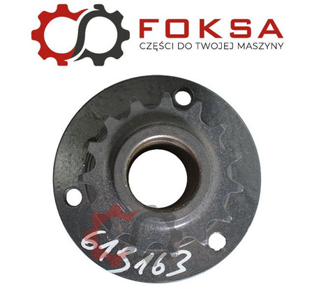 Zębatka z kołnierzem