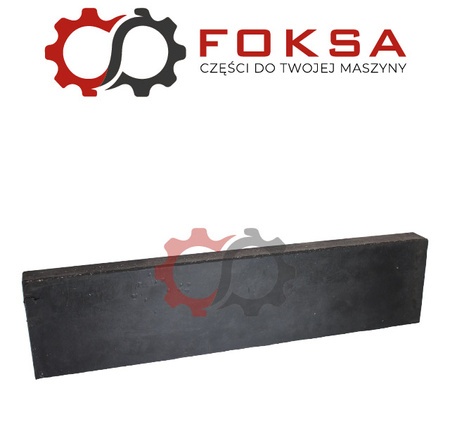 Lemiesz pługa śnieżnego - zbrojony