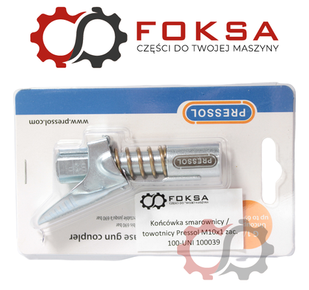 Końcówka smarownicy / towotnicy Pressol M10x1 zaciskowa