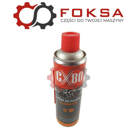 Spray do pasków klinowych CX80 400ml