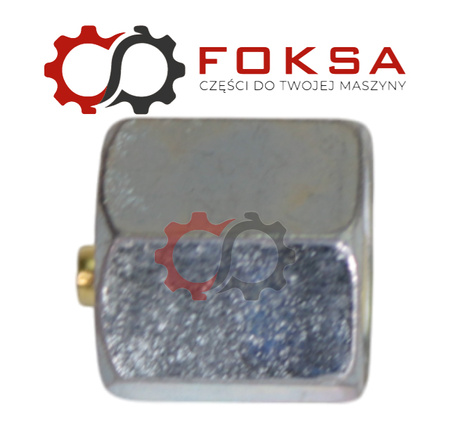 Złączka metalowa tekalanu Fi 5mm, M10x1