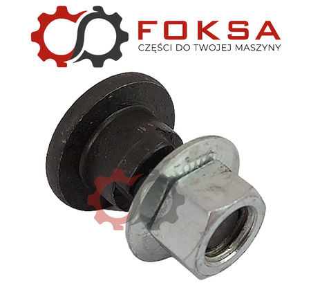 Śruba nożyka z nakrętką