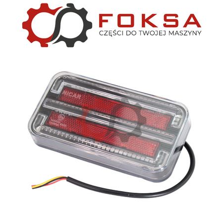 Lampa tylna zespolona LED z dynamicznym kierunkowskazem - lewa