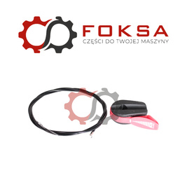 Linka gazu z manetką - uniwersalna, regulowana