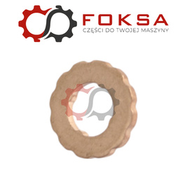 Podkładka miedziana wtrysku z ząbkami