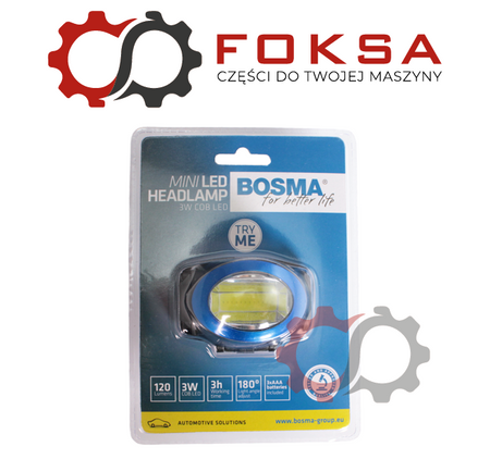 Latarka czołowa LED mini