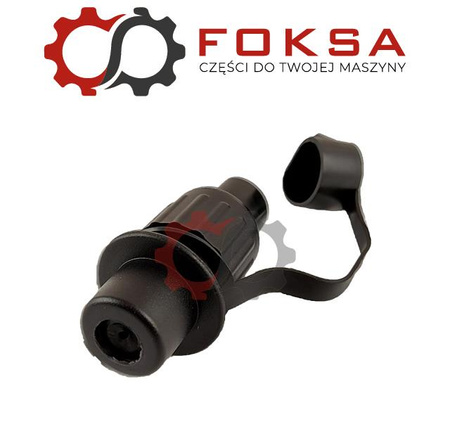 Wtyczka elektryczna przewodu 3 piny plastikowa