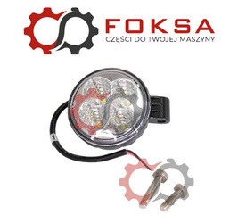 Lampa robocza 4LED, 6000K, 900lm okrągła