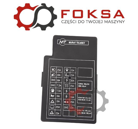 Pokrywa skrzynki bezpieczników ORG