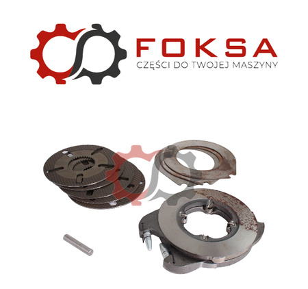 Hamulec kompletny tylniej osi z wałkiem - prawy ORG