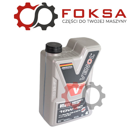 Olej silnikowy syntetyczny - 10w40 4L VENOL