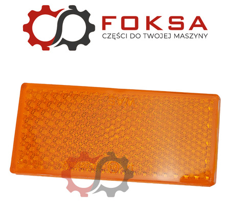 Odblask pomarańczowy prostokątny