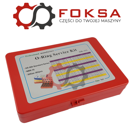 Zestaw o-ringów calowych (walizka)