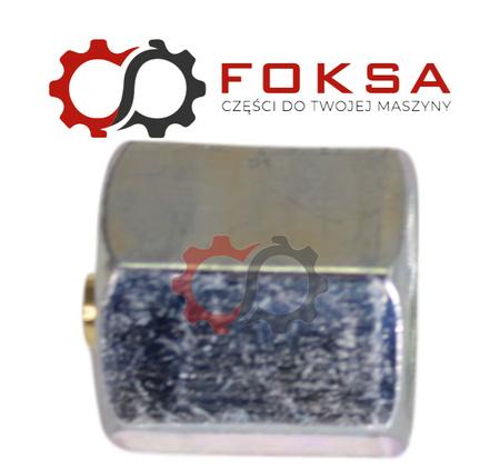 Złączka metalowa tekalanu Fi 6mm, M12x1,5