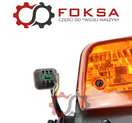 Lampa przednia z kierunkowskazem - prawa