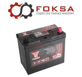 Akumulator rozruchowy Yuasa P+ cienkie bieguny