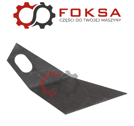 Skrobak metalowy podsiewacza nawozów - prawy ORG