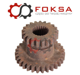 Koło zębate podwójne skrzyni - drobny frez