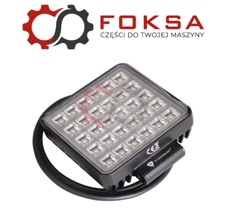 Lampa robocza 30LED, 5700K, 2400lm OSRAM - rozproszona z włącznikiem