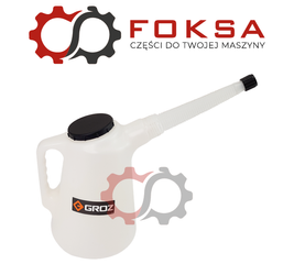 Pojemnik 5l z wlewką do oleju GROZ