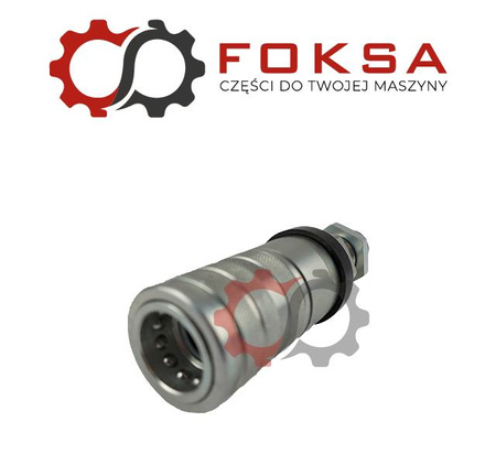 Szybkozłącze hydrauliczne gniazdo z nakrętką kontrującą