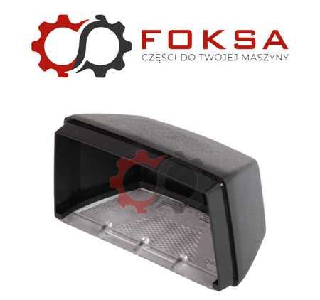 Oświetlenie tablicy rejestracyjnej - klosz