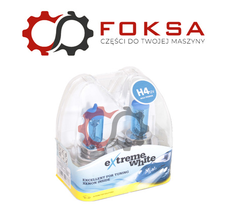 Żarówka H4 Extreme White BOSMA (kpl 2 szt)