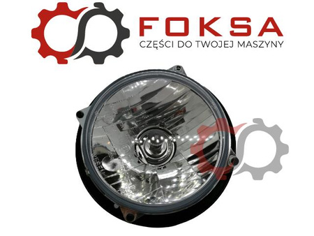 Lampa przednia z płytą montażową
