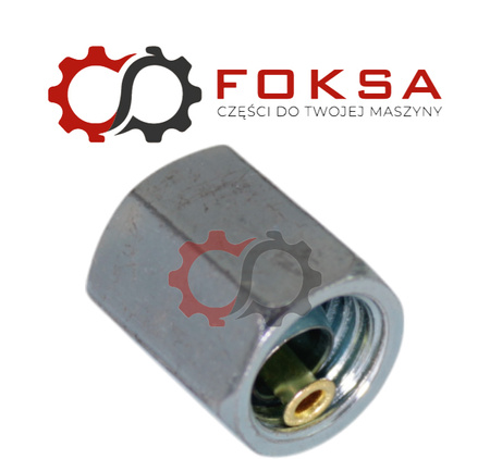 Złączka metalowa tekalanu Fi 4mm, M8x1,5