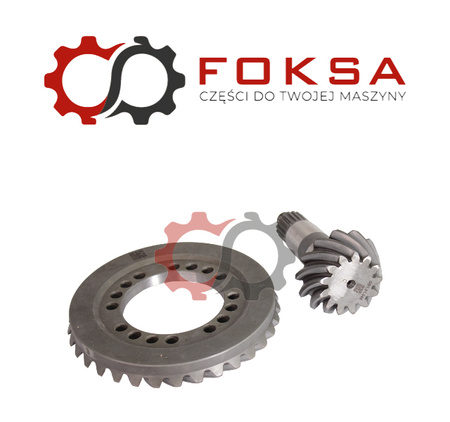 Wałek ataku z kołem talerzowym