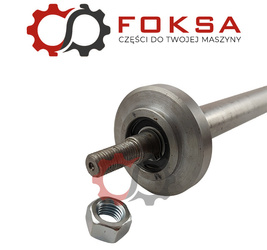 Wałek przedni kompletny taśmy łańcucha