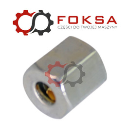 Złączka metalowa tekalanu Fi 6mm, M12x1,5