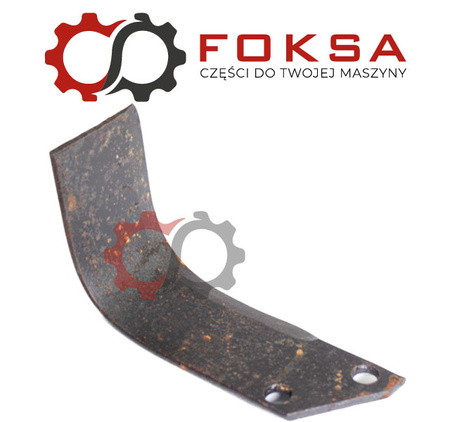 Nóż do glebogryzarki separacyjnej - lewy