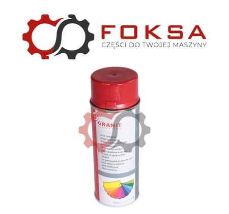 Farba / Lakier akrylowy w sprayu MF - czerwony