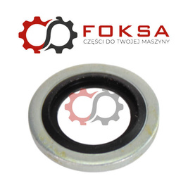 Podkładka metalowo - gumowa z prowadzeniem 1/4"