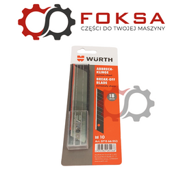 Ostrze noża tapicerskiego odłamywane WURTH