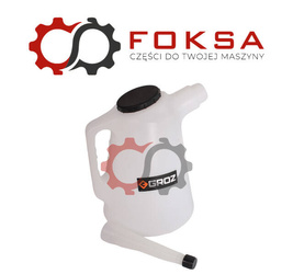 Pojemnik 6l z wlewką do oleju GROZ