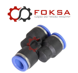 Szybkozłącze plastikowe tekalanu trójnik Y Fi 12mm, czarne