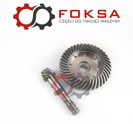 Wałek ataku z kołem talerzowym