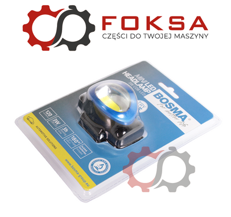 Latarka czołowa LED mini