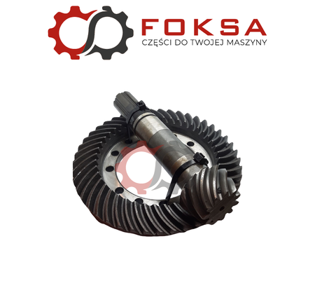 Wałek ataku z kołem talerzowym