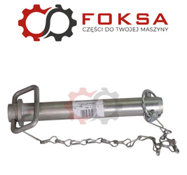 Sworzeń zaczepu z zawleczką i łańcuchem